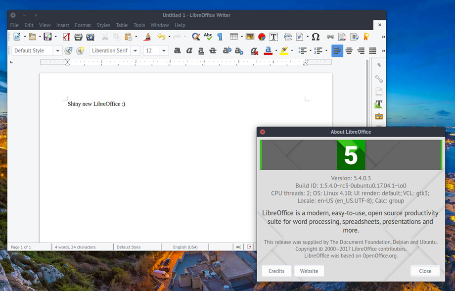 Libreoffice 5.4 download for windows 10